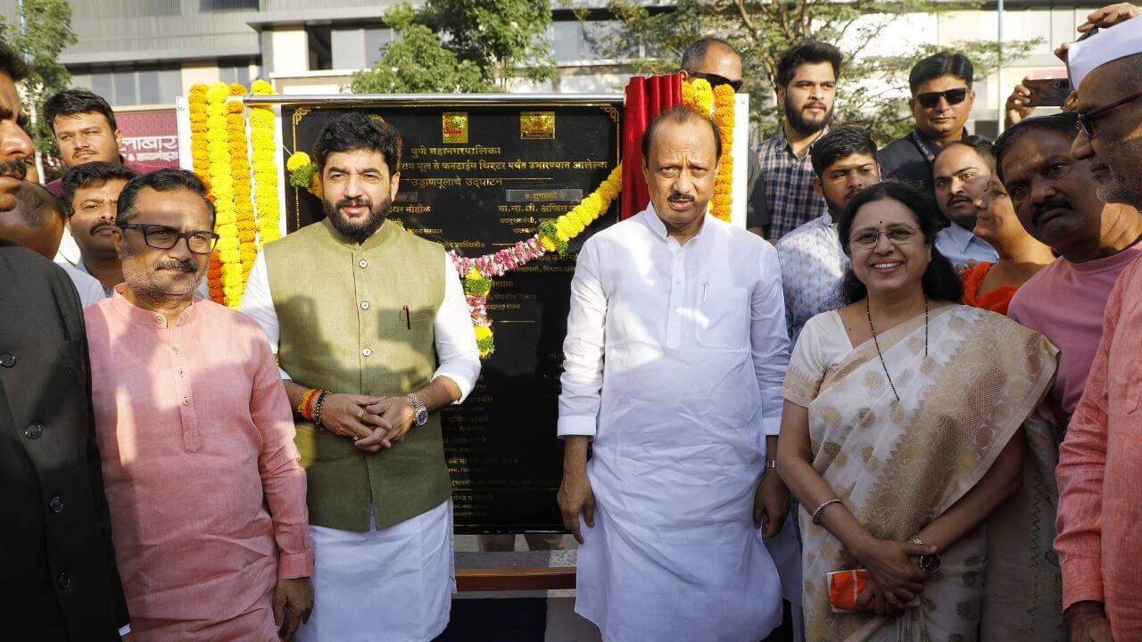पुणेकर आता सिंहगडरोडने जा सुसाट! अजित पवारांच्या हस्ते उड्डानपूलाचे उद्घाटन