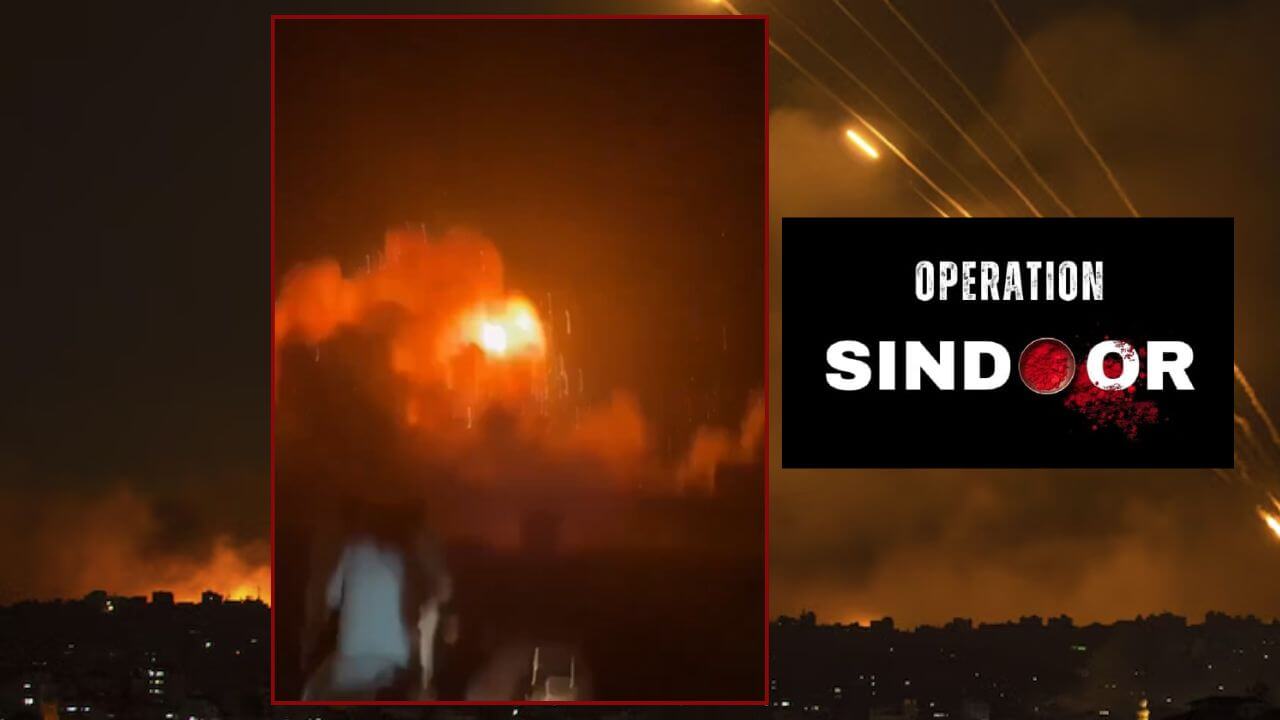पाकव्याप्त काश्मिरात ऑपरेशन 'सिंदूर' अंतर्गत 9 दहशतवादी तळांवर एअर स्ट्राईक; कारवाईचा व्हिडिओ समोर