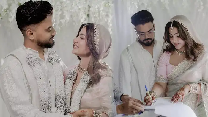 कॅन्सरशी झुंज देत असलेल्या अभिनेत्री हिना खाननं गुपचूप उरकलं लग्न, सुंदर फोटो व्हायरल