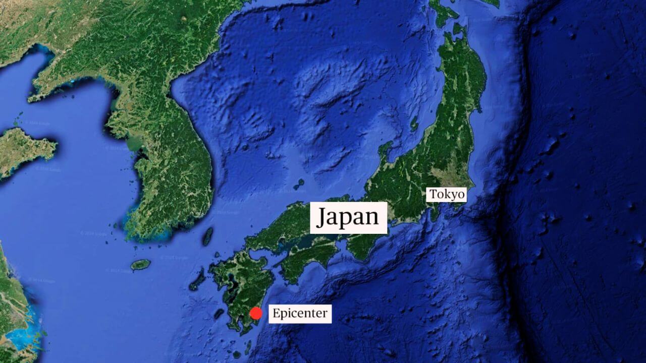Mega quake in japan