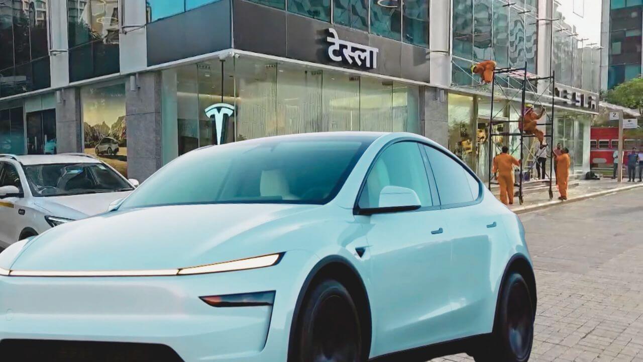 Finally Tesla in Mumbai